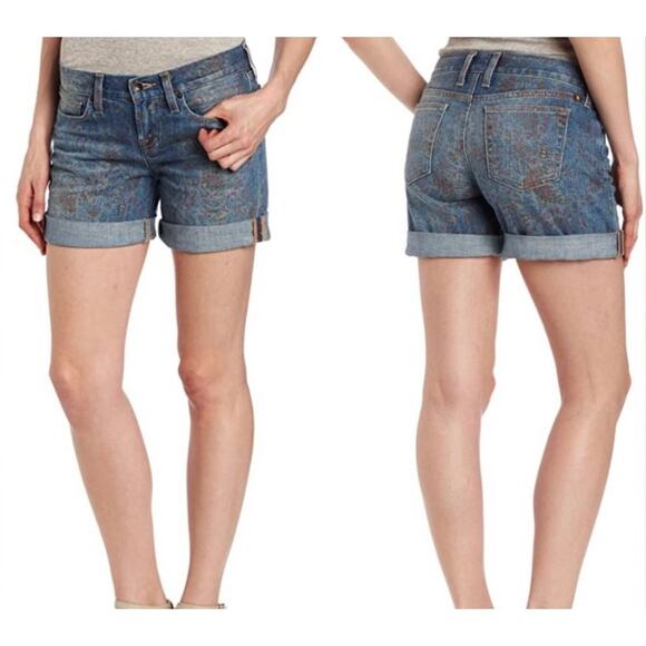 Lucky Brand Pants - Lucky Brand Shorts Abbey Short Wildflower Floral Print Jean Shorts